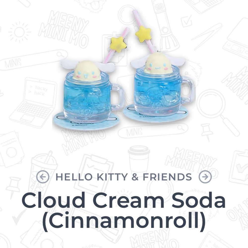 Hello Kitty & Friends Cinnamoroll Cloud Cream Soda Set